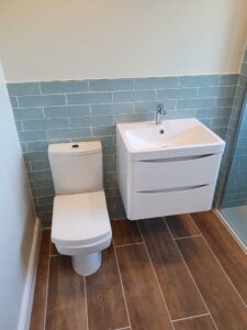 New bathroom installation by Lenson Property Maintenance